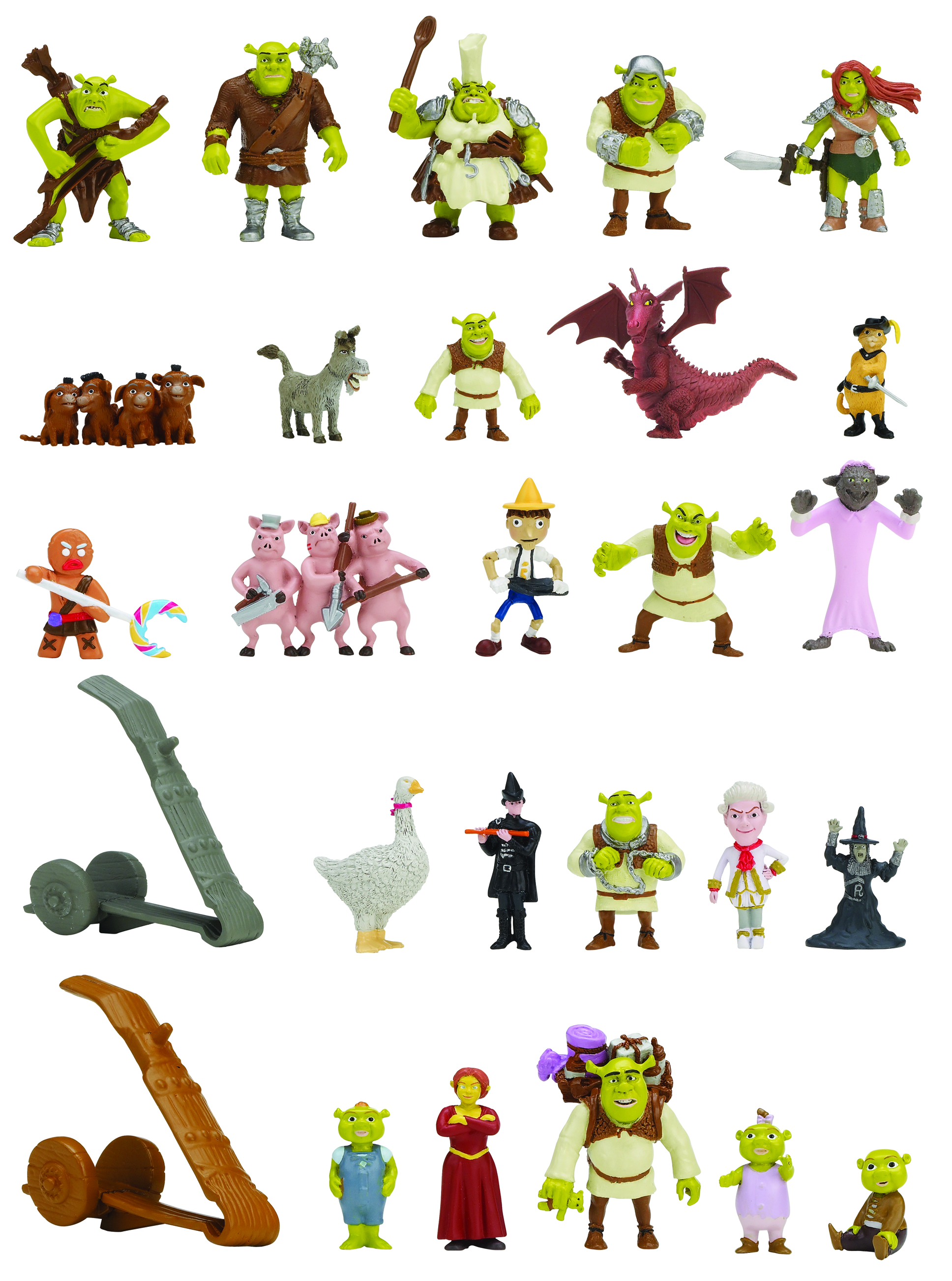 shrek mini figures