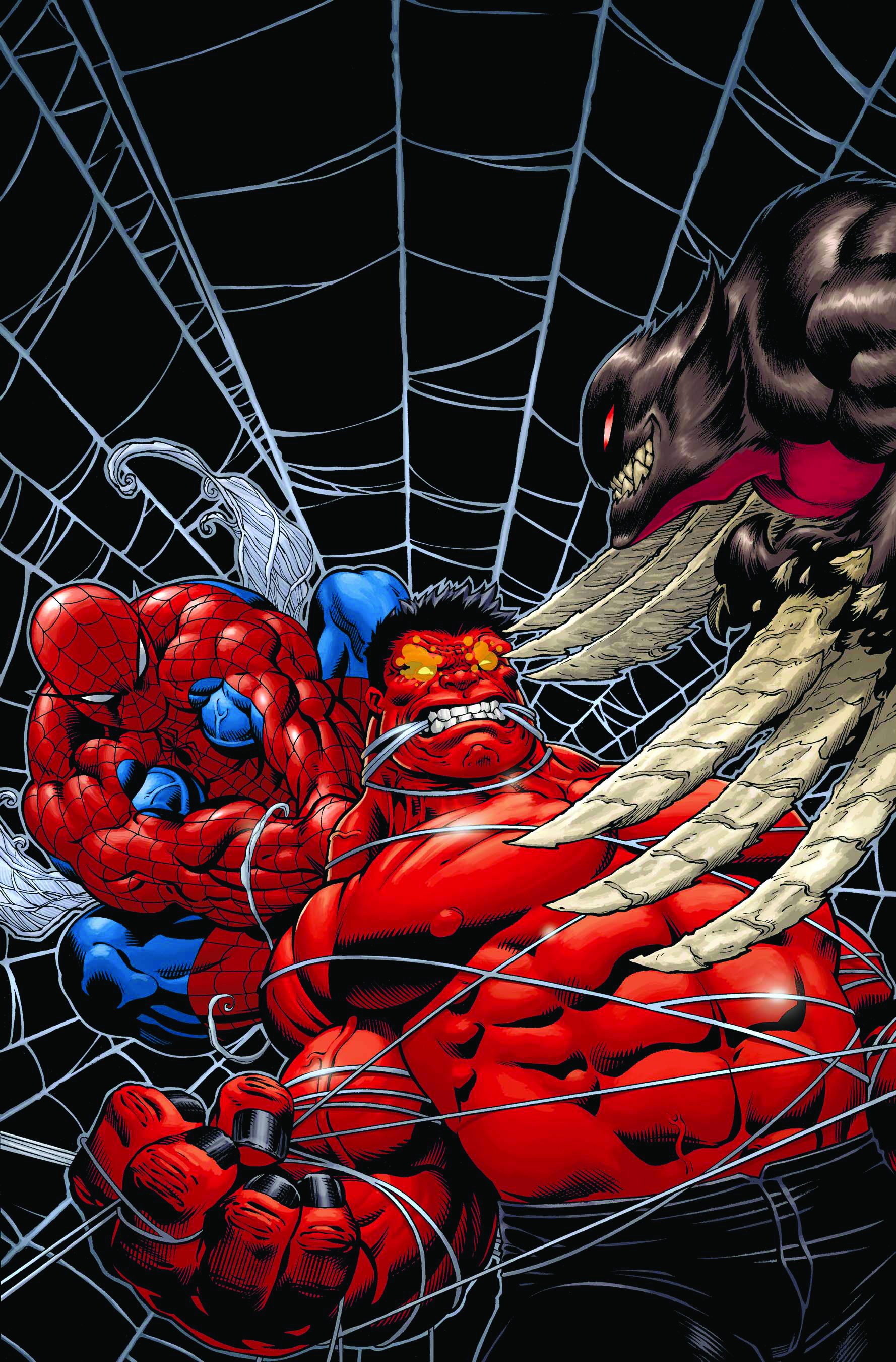 red hulk vs spiderman