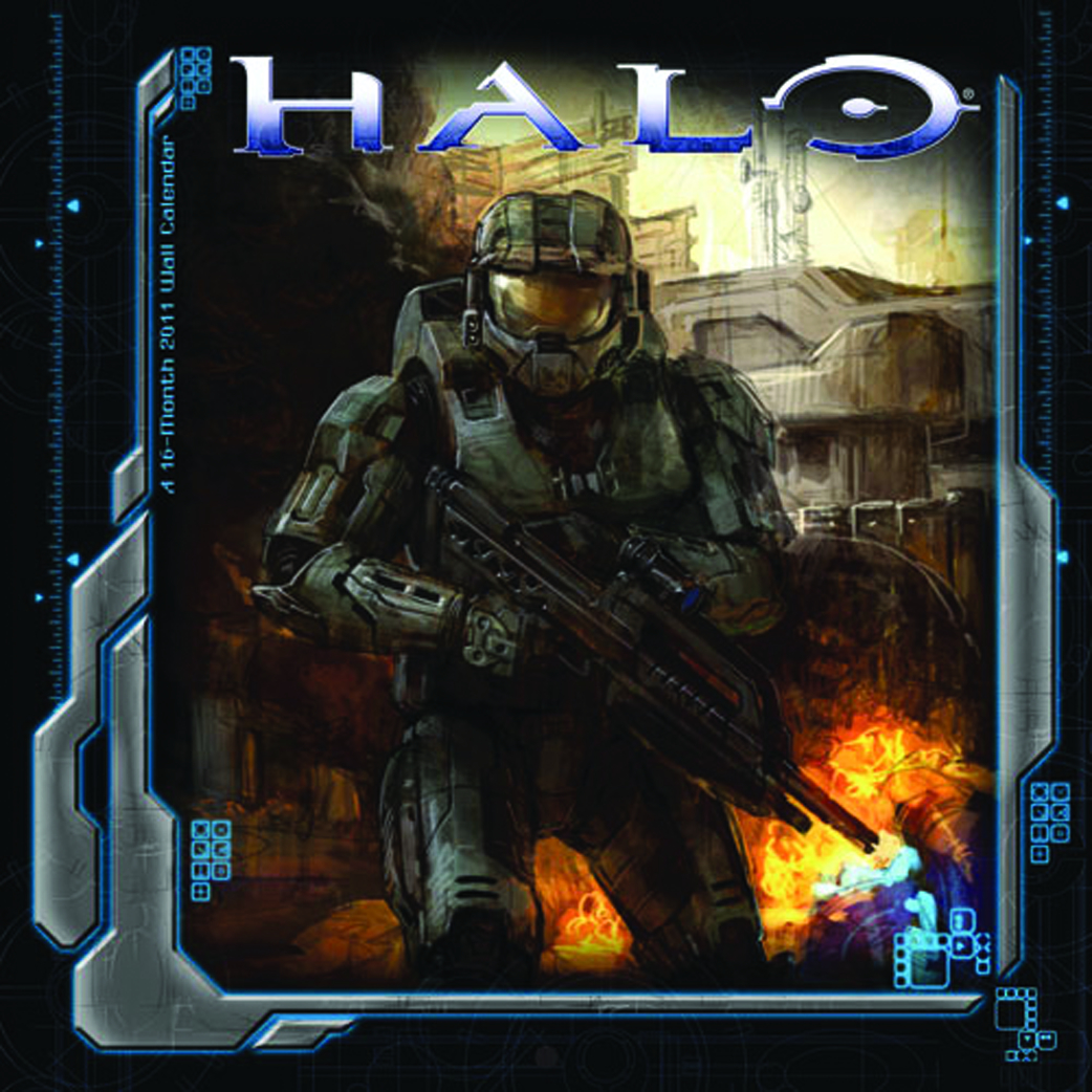 APR101294 - HALO 2011 16 MONTH WALL CALENDAR - Previews World