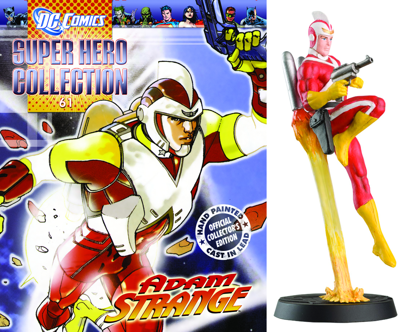 MAY101249 - DC SUPERHERO FIG COLL MAG #61 ADAM STRANGE - Previews