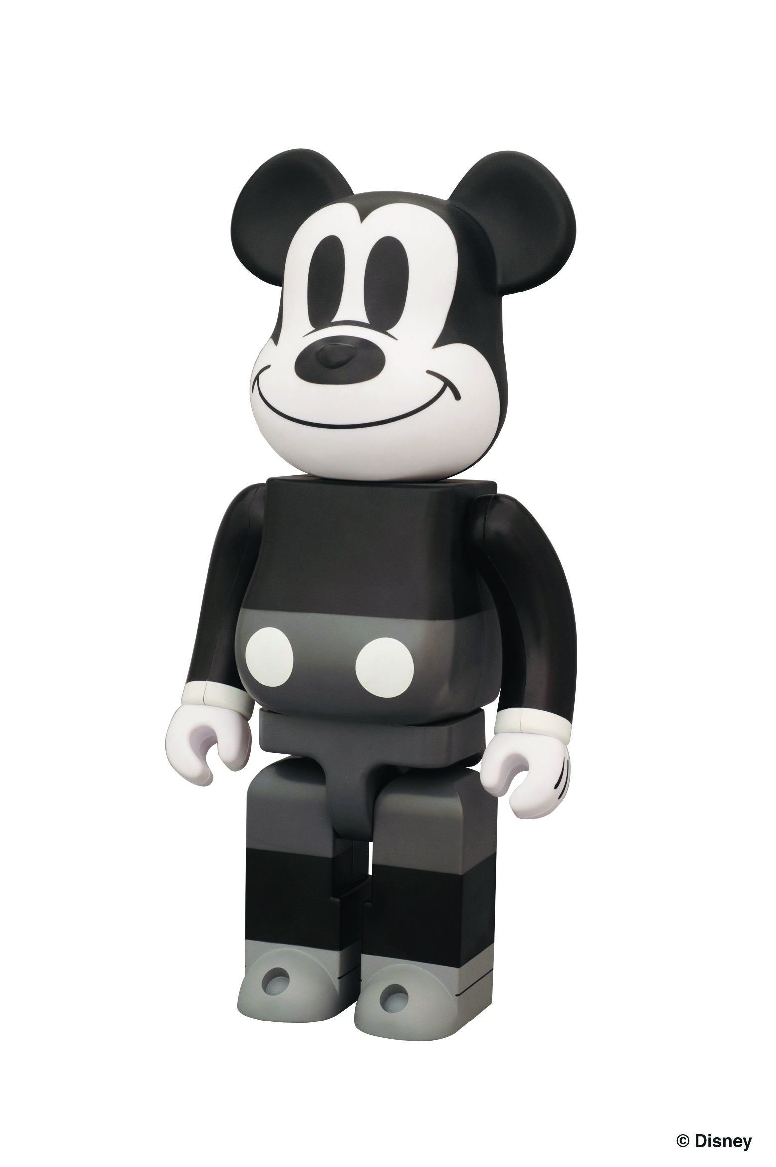 BE@RBRICK MICKEY MOUSE BLACK WHITE