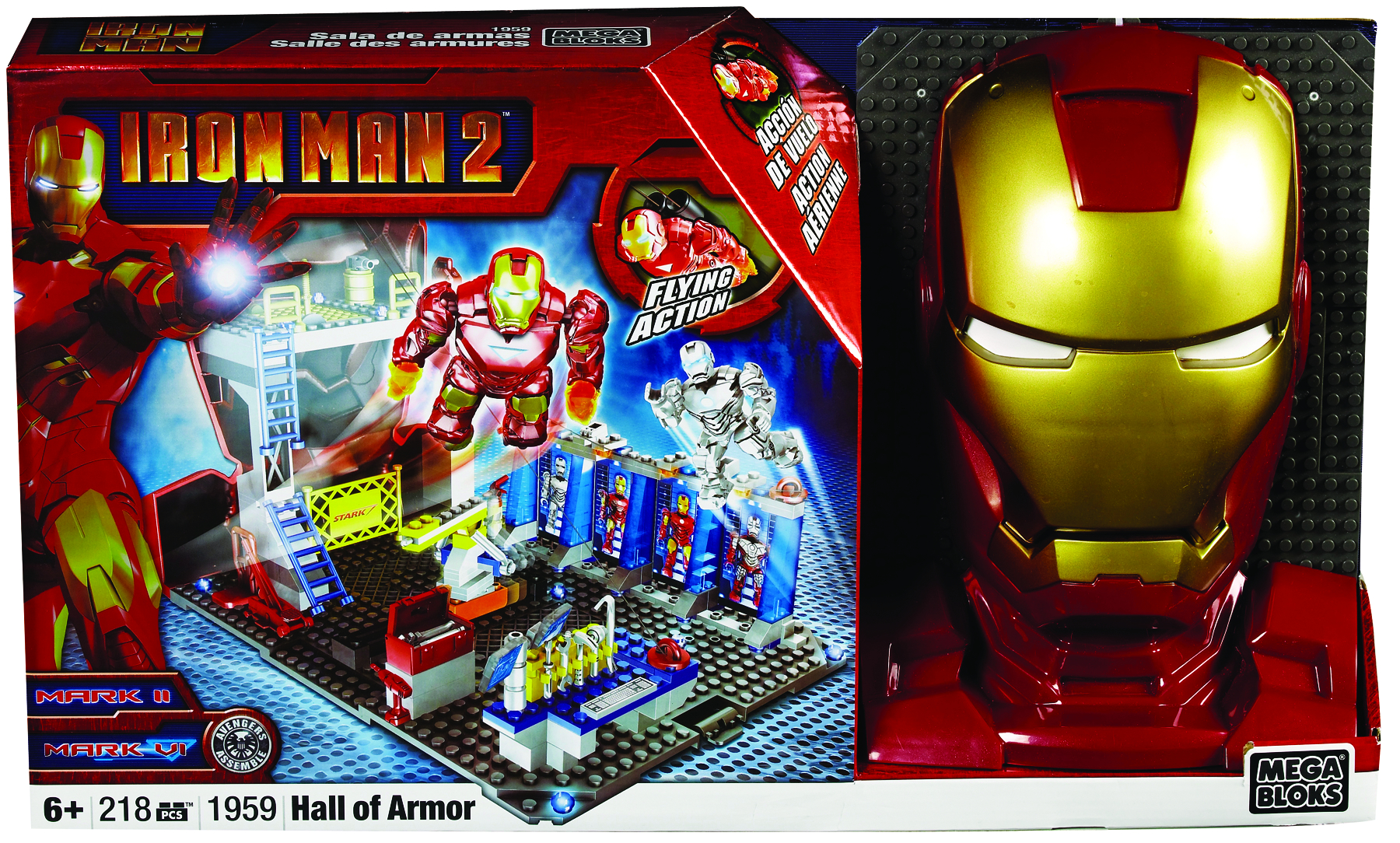 Iron man hall discount of armor playset