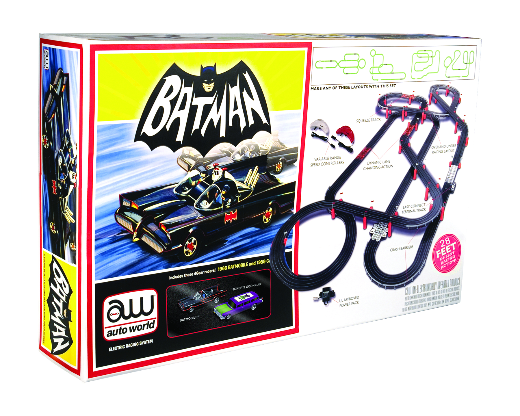 Batman hot sale slot car