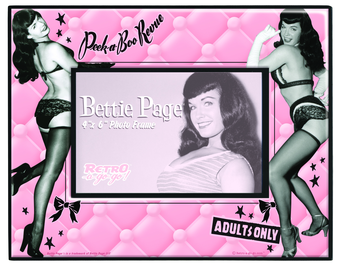 JUN100098 - BETTIE PAGE PEEK A BOO HEART REVUE FRAME - Previews World