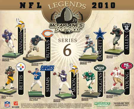 PHIL SIMMS MCFARLANE NFL LEGENDS SERIES 6 NEW YORK GIANTS