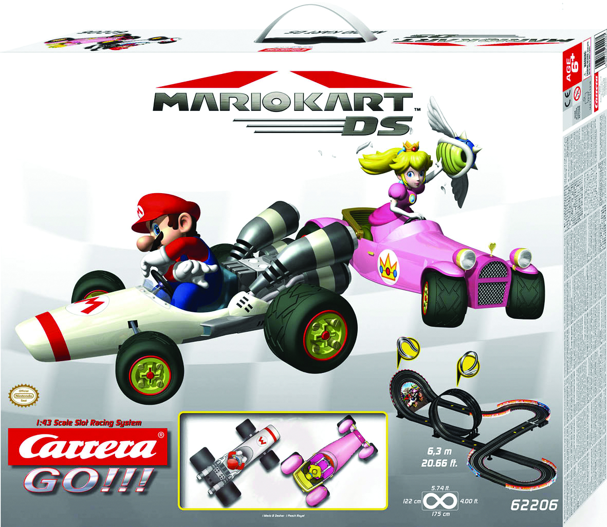 Mario best sale slot car