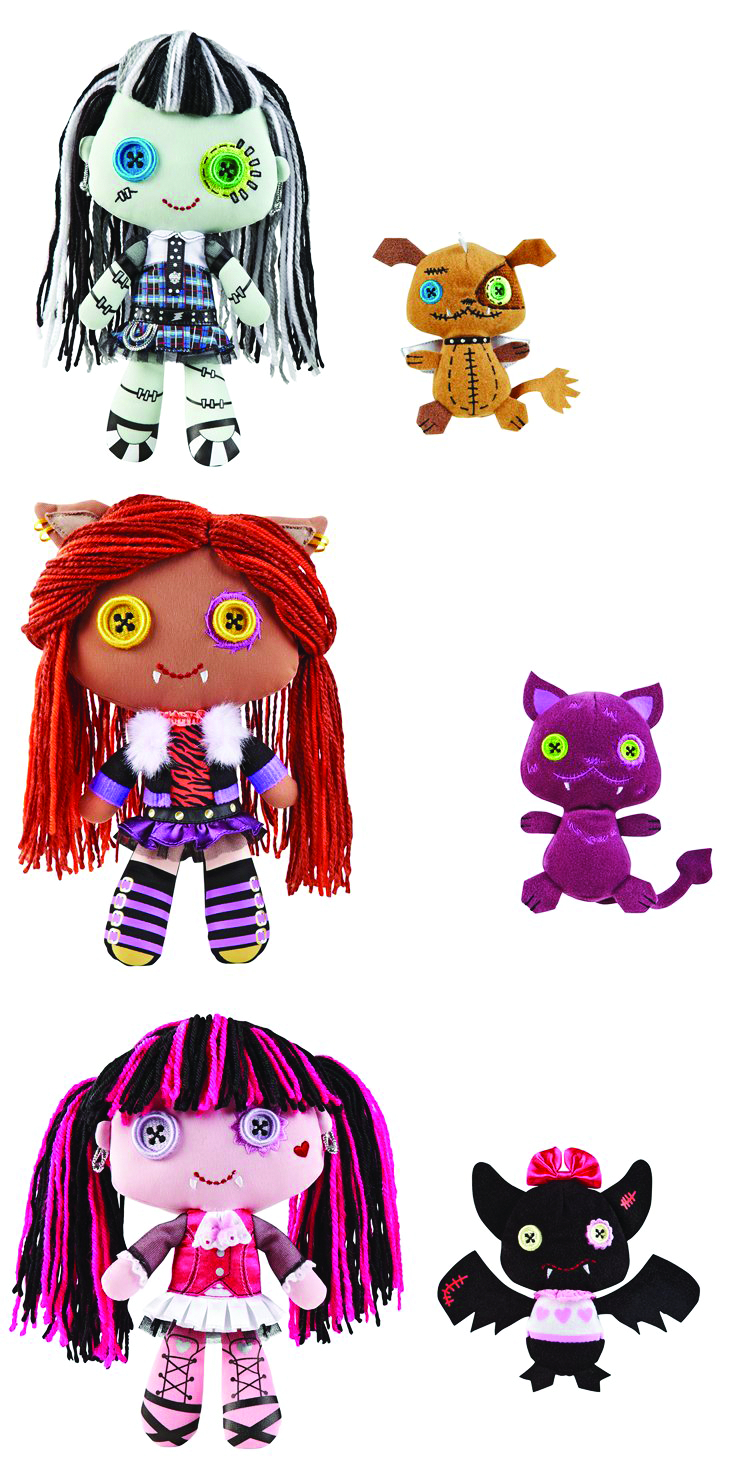 Monster high on sale stuffed dolls