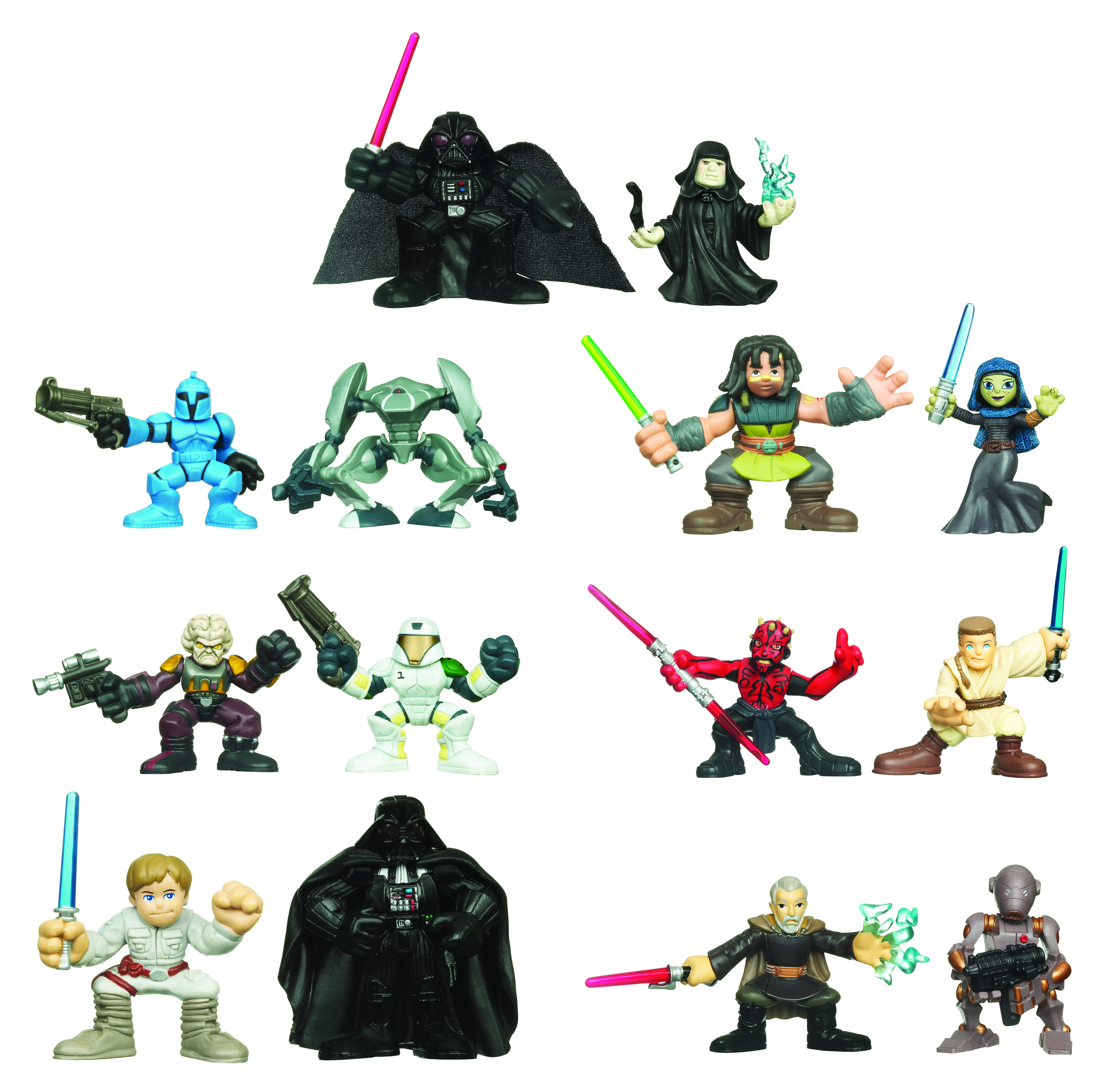 OCT101571 STAR WARS GALACTIC HEROES AF 2 PK ASST 201101