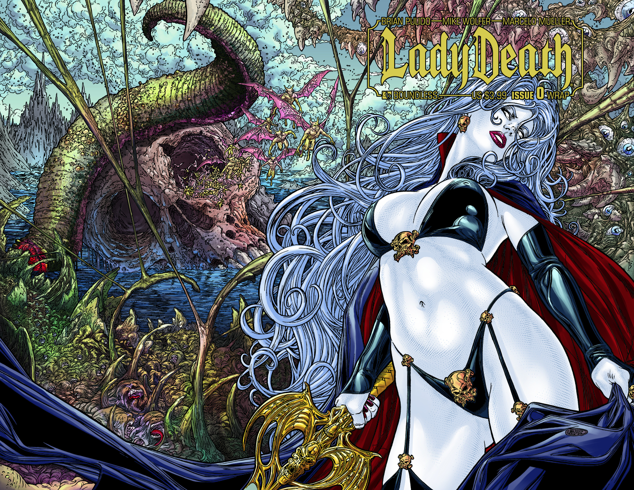 DEC141290 - LADY DEATH (ONGOING) #25 GOTH GIRL CVR (MR) - Previews