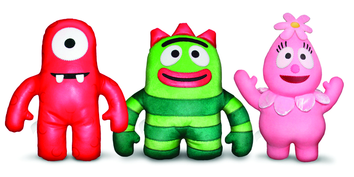 yo gabba gabba plush set