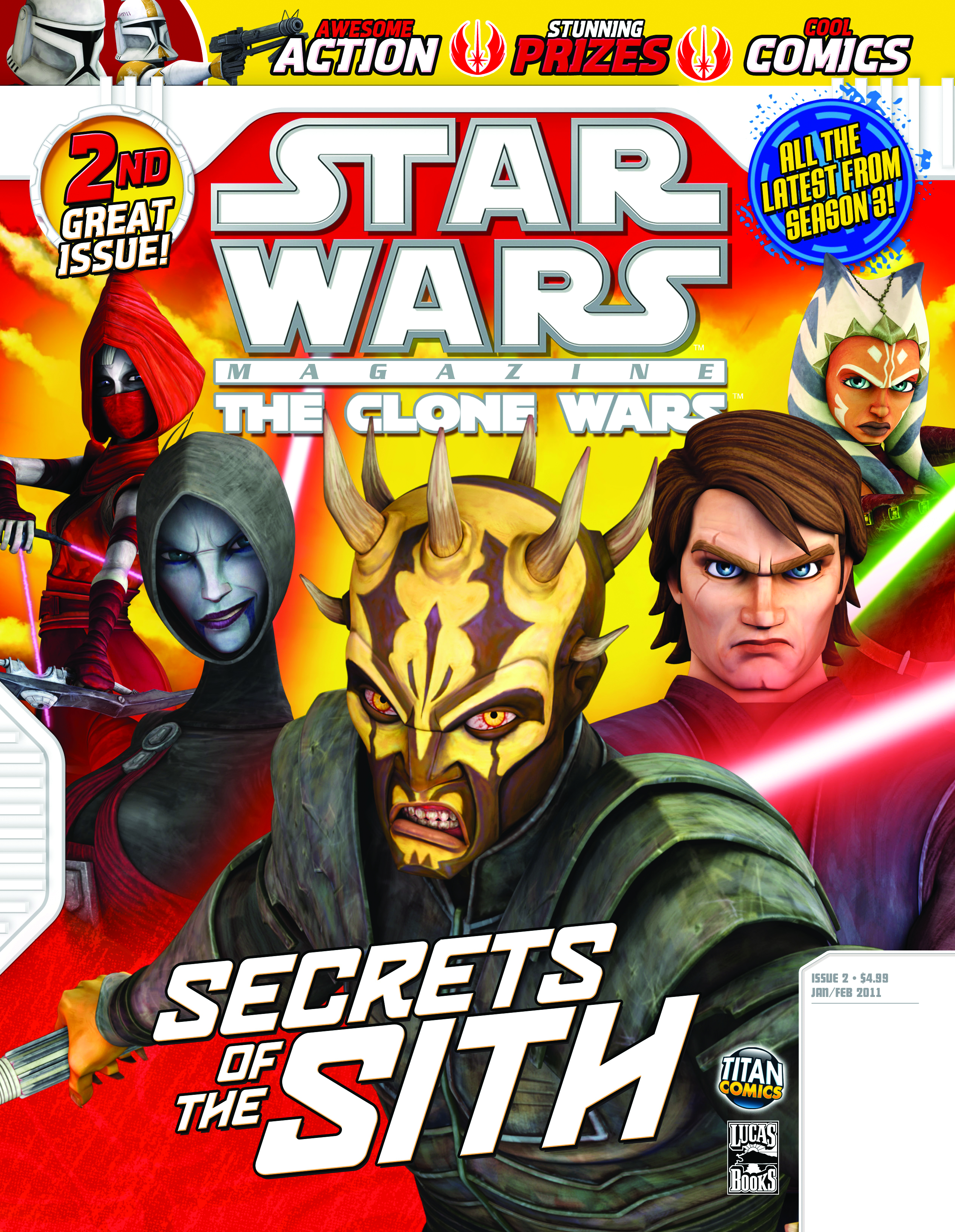 DEC101049 STAR WARS CLONE WARS MAGAZINE 3 Previews World