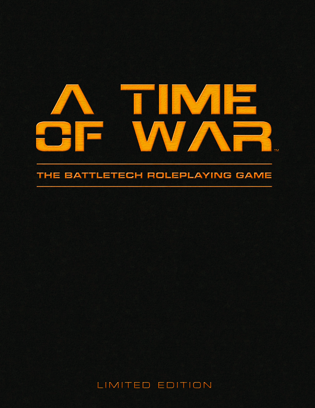 BattleTech: A Time of War: The BattleTech RPG