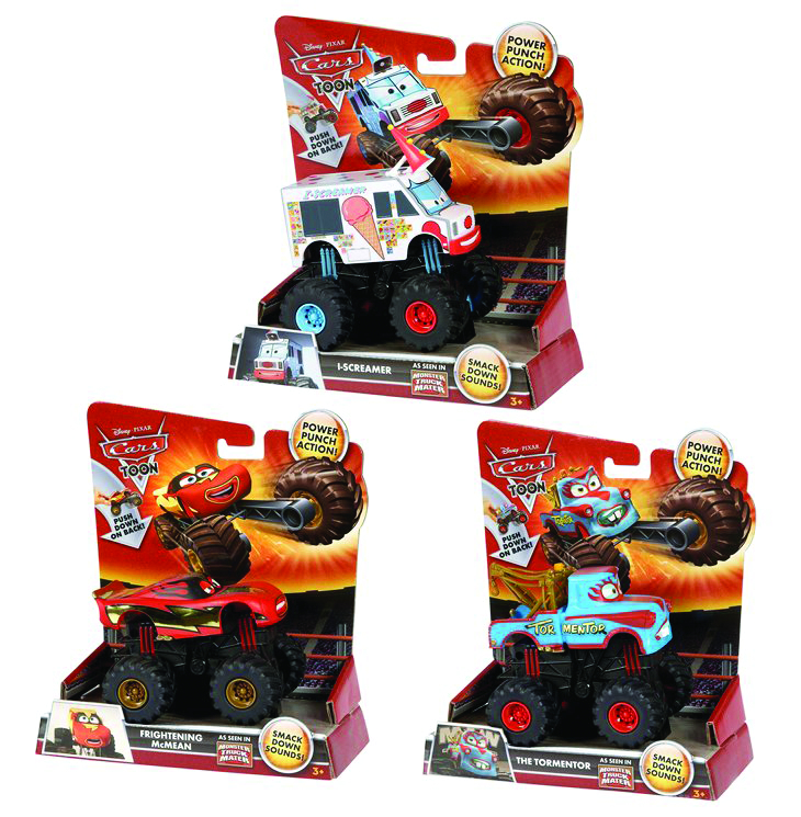 JAN111714 CARS TOON 1 43 MONSTER TRUCK ASST Previews World