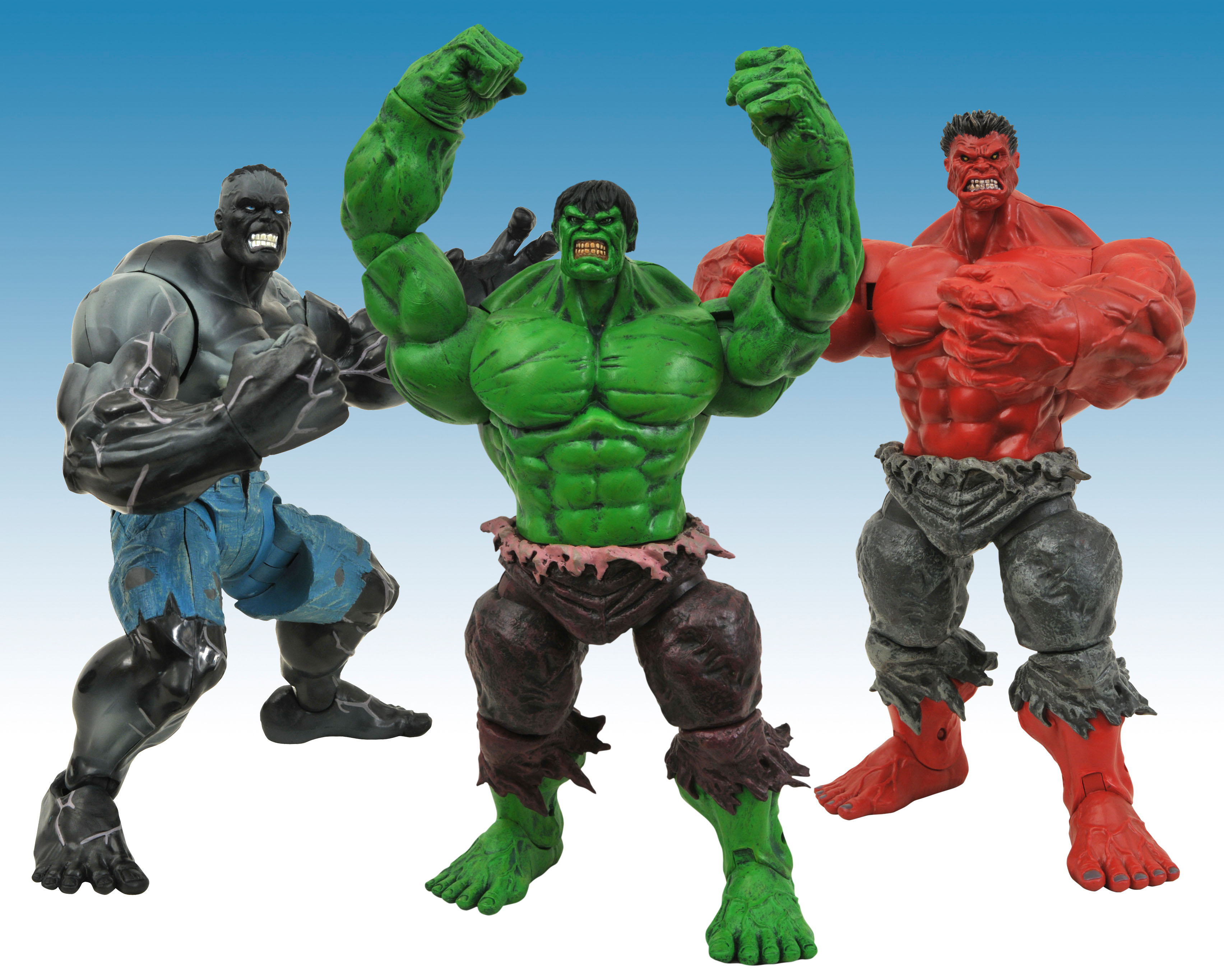 red and green hulk toy