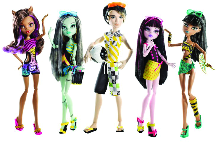 Monster high store beach dolls