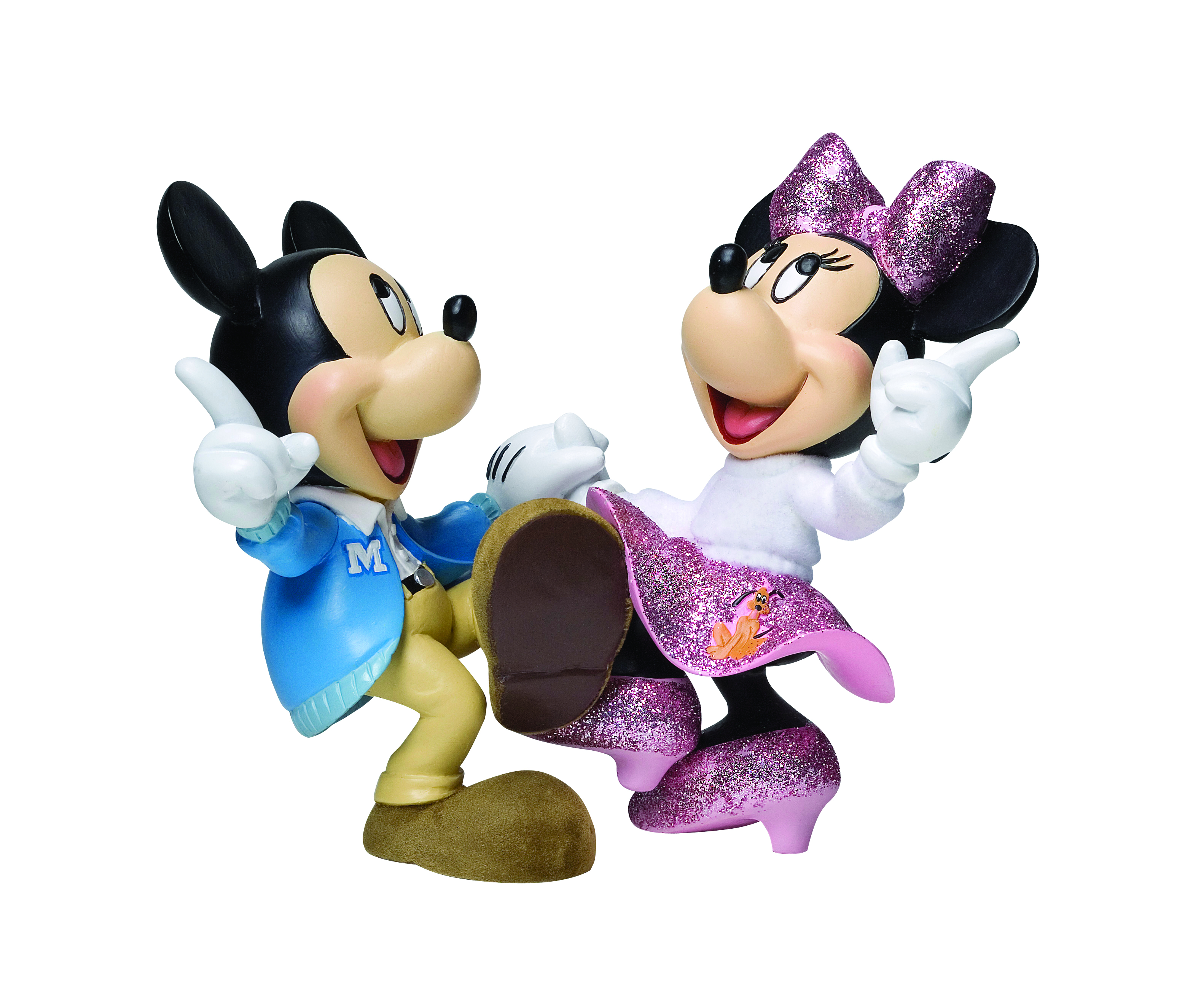 mickey and minnie figurine