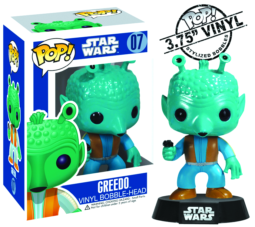 MAR111976 - POP STAR WARS GREEDO VINYL FIG - Previews World