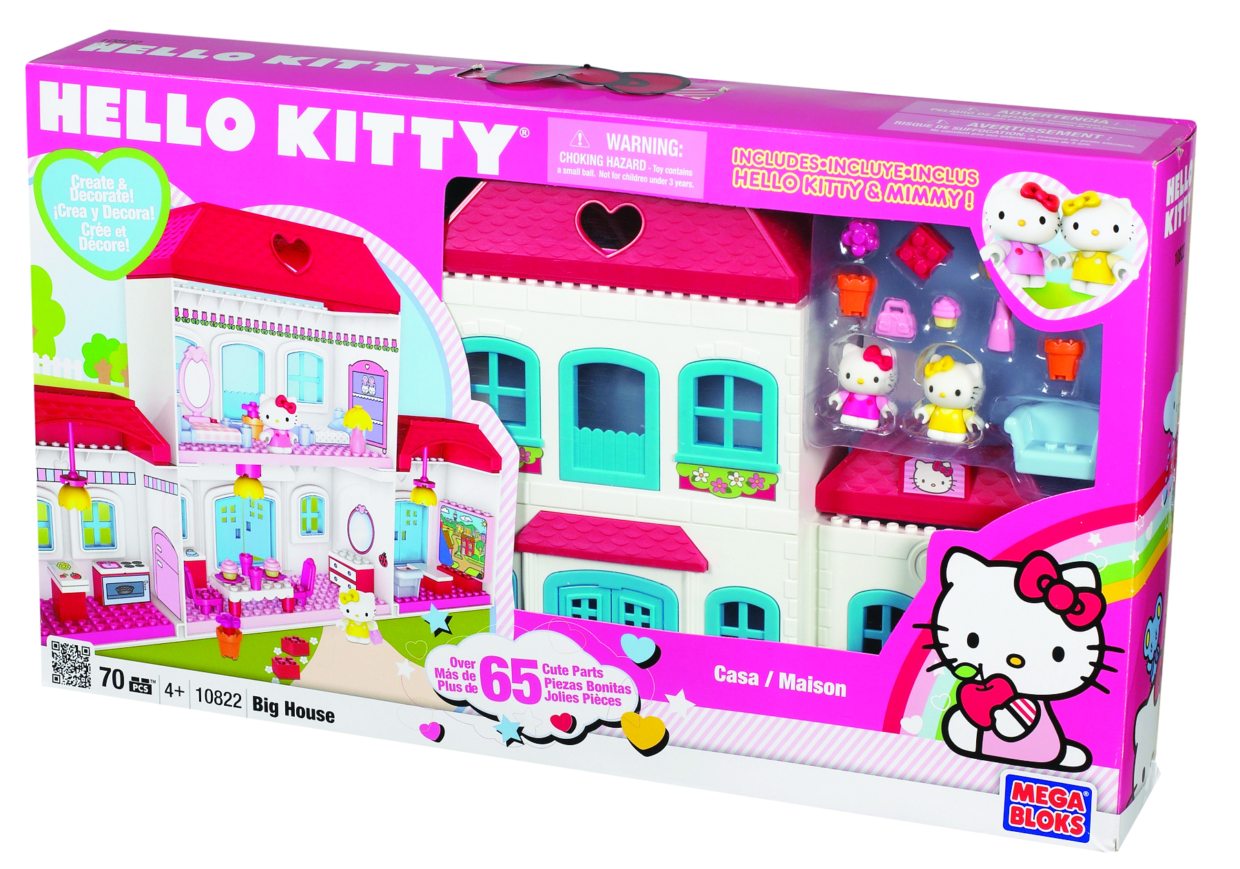 Дом hello kitty. Конструктор Mega Bloks hello Kitty 10822 дом мечты. Мега Блокс Хелло Китти. Домик Хелло Китти. Mega Bloks hello Kitty дом мечты.