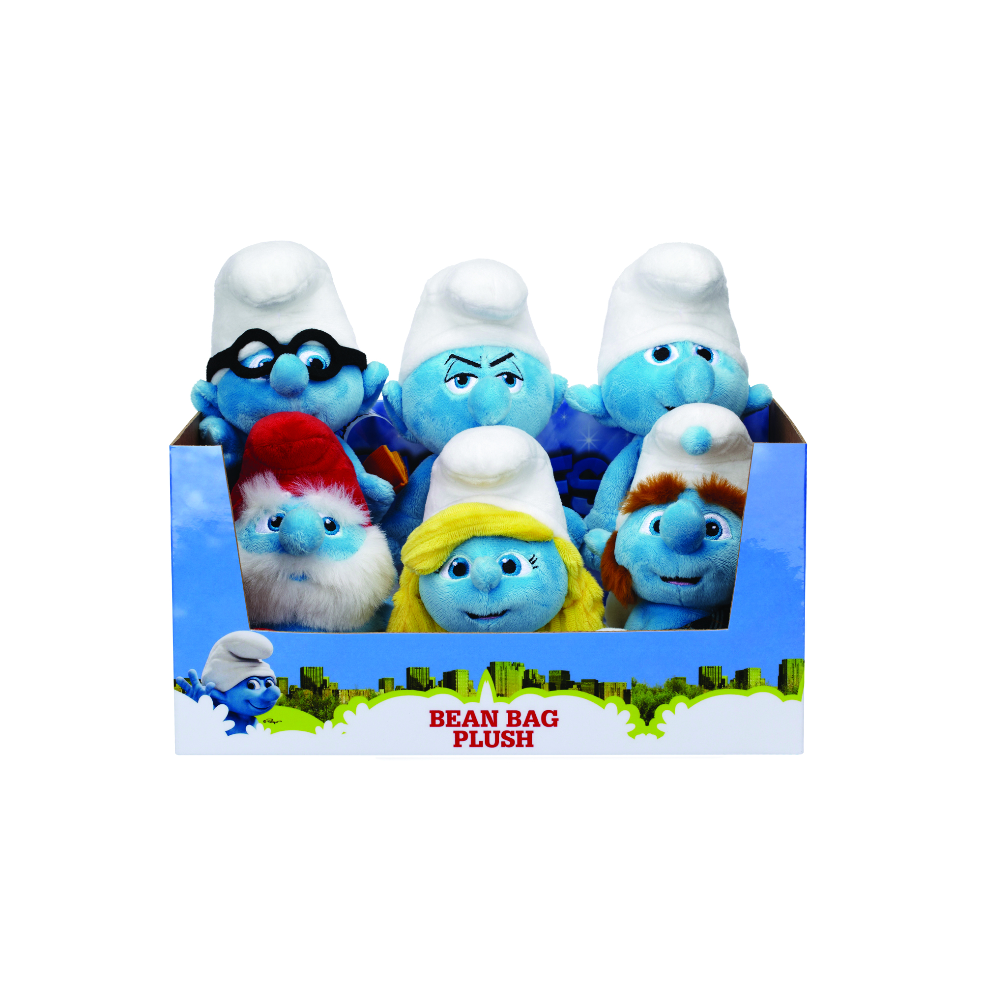 MAY111755 - SMURFS MOVIE BEAN BAG PLUSH WAVE 1 ASST - Previews World