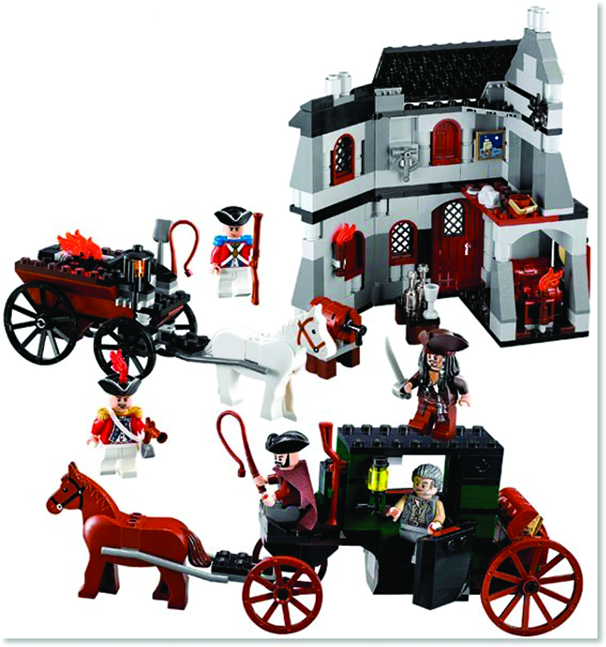 FEB118219 LEGO POTC LONDON ESCAPE SET Previews World