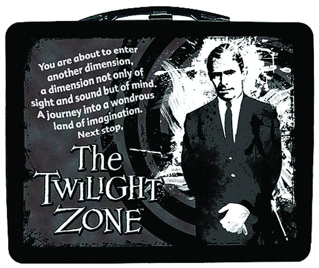 JUL112113 - TWILIGHT ZONE ROD SERLING TIN TOTE - Previews World