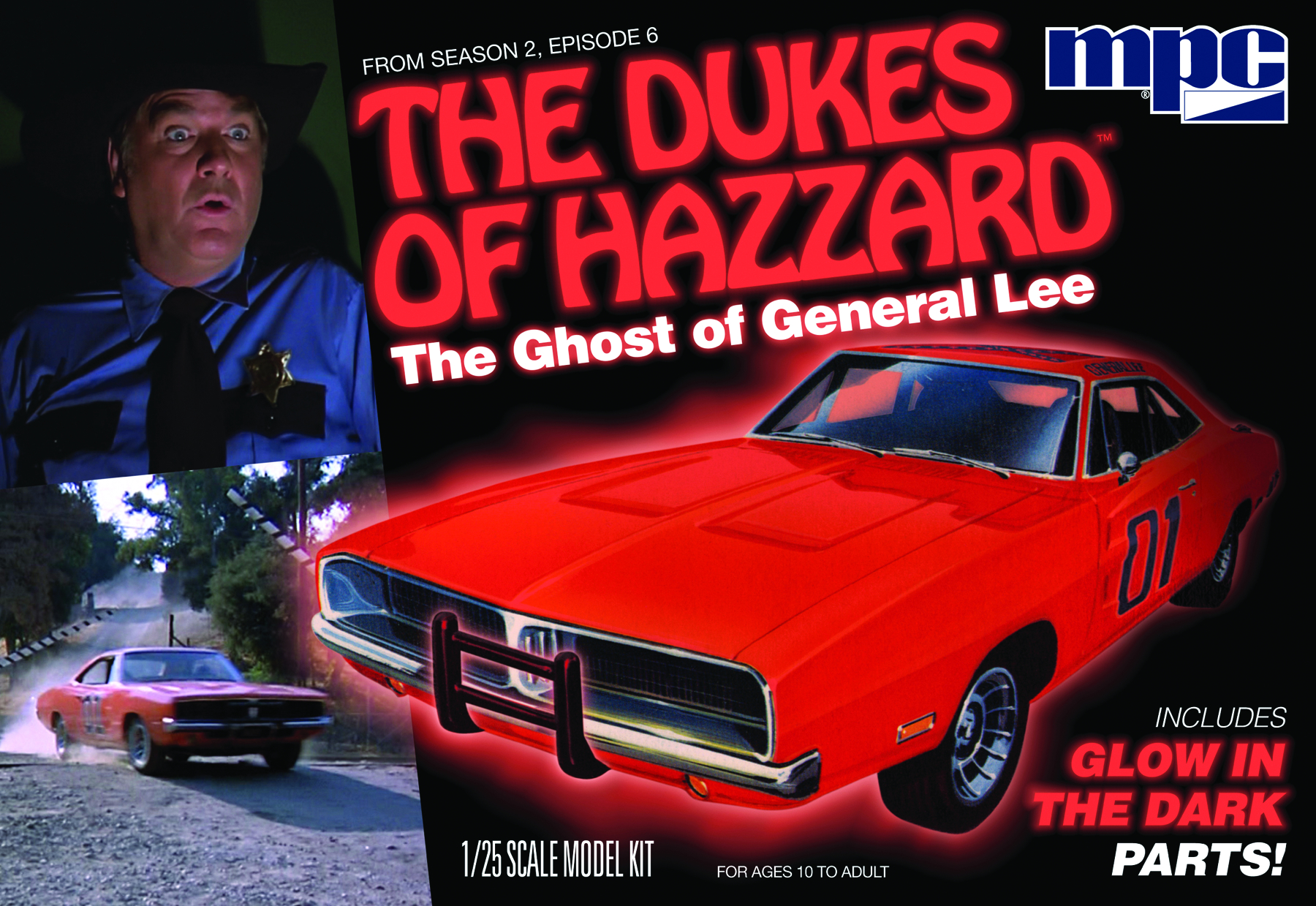 JUL111877 - DUKES OF HAZZARD GHOST OF GENERAL LEE 1/25 MODEL KIT - Previews  World