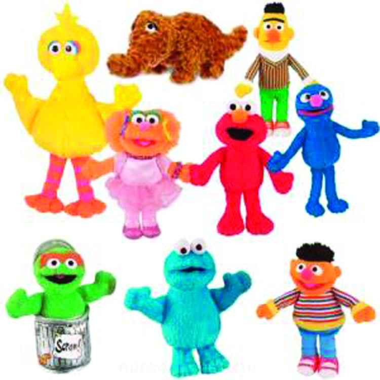 sesame street mini plush