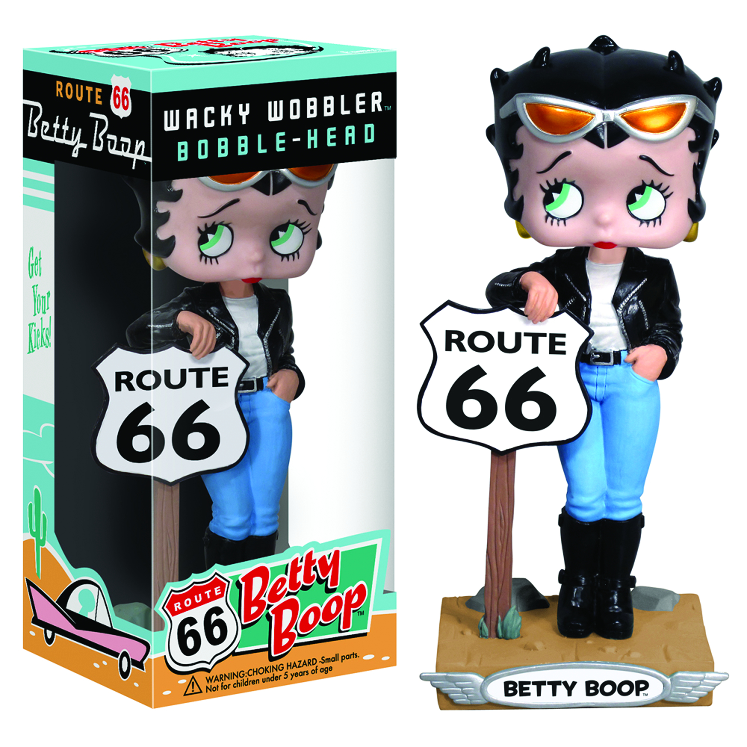 AUG111934 - BETTY BOOP ROUTE 66 WACKY WOBBLER - Previews World