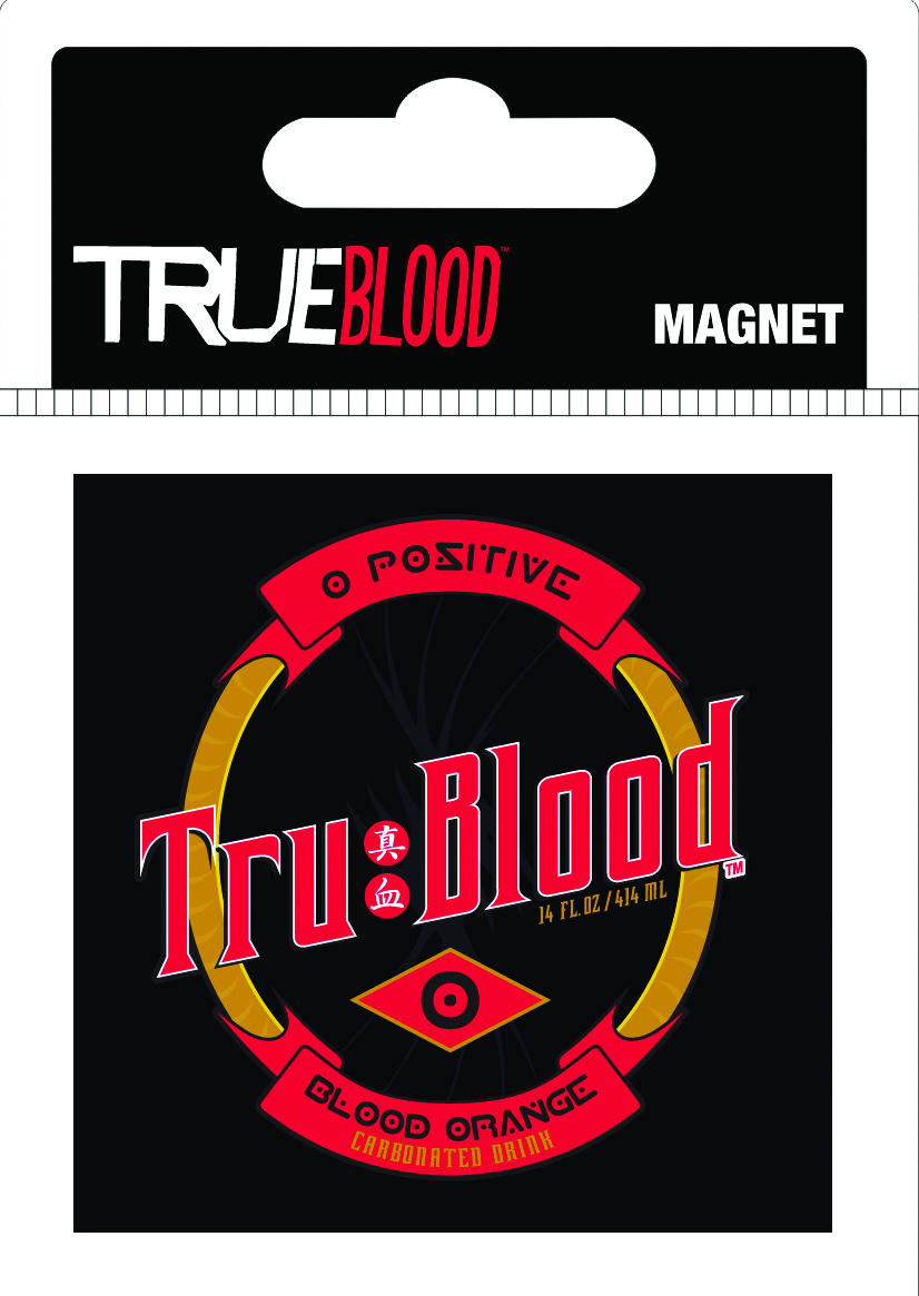 True Blood frigo aimant boire Logo nouveau officiel 76 mm x 76 mm