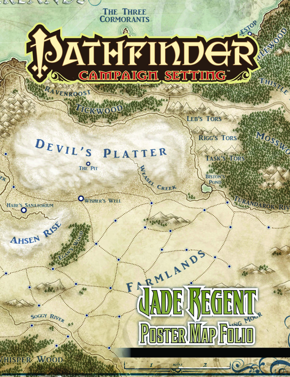  Pathfinder Campaign Setting: Inner Sea Poster Map Folio