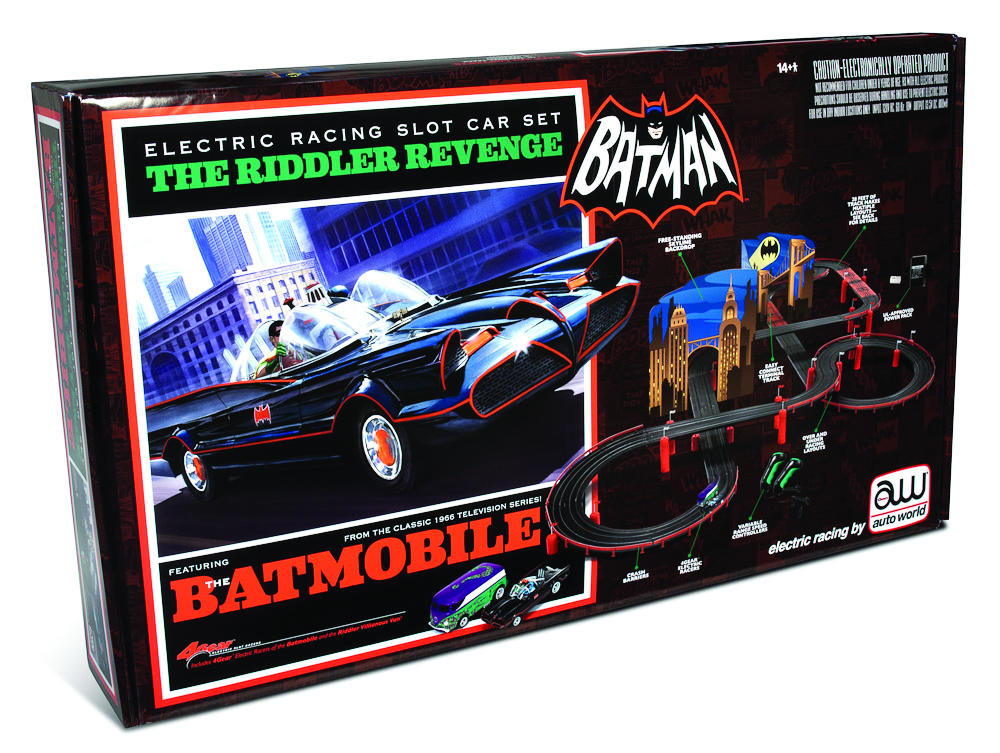 OCT111638 4GEAR BATMAN RIDDLERS REVENGE RACE TRACK SET Previews World