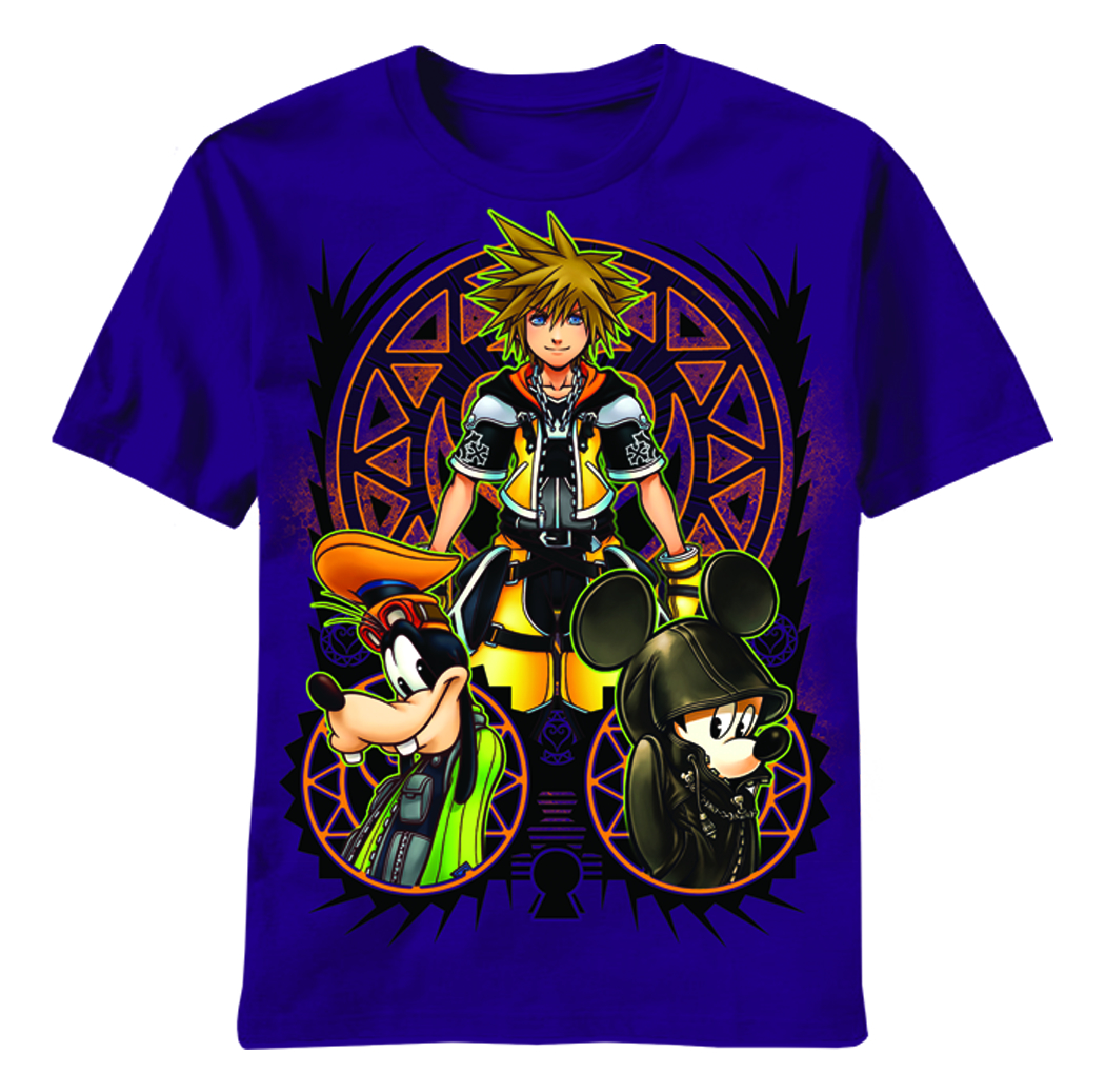 NOV111382 - KINGDOM HEARTS KINGDOM ORIGINS PURPLE T/S SM - Previews World