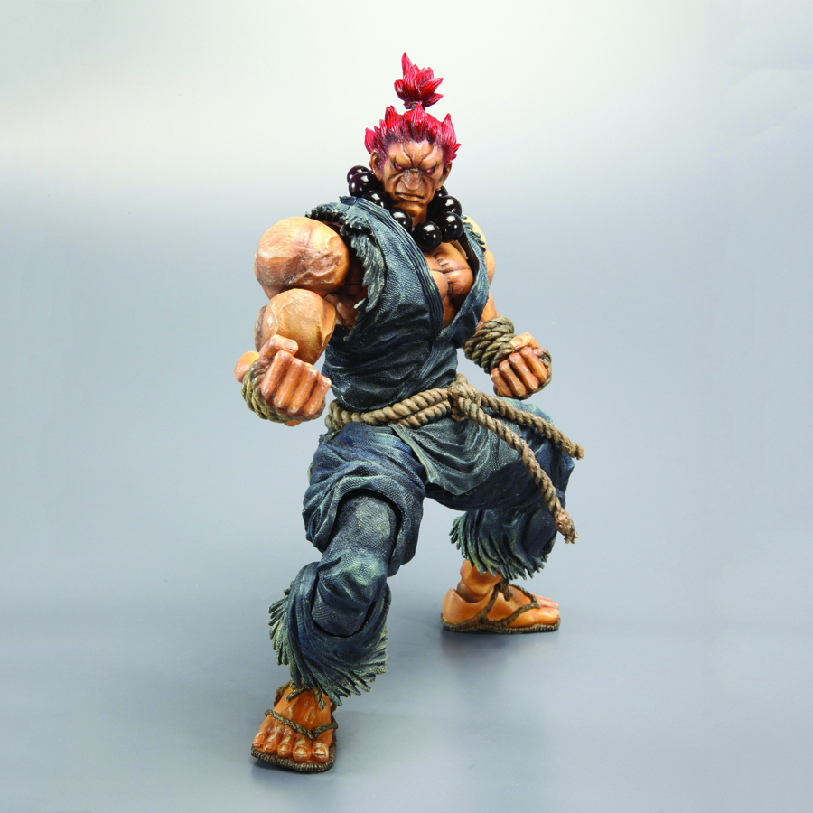  Square Enix Street Fighter IV: Play Arts Kai: Akuma Action  Figure : Toys & Games