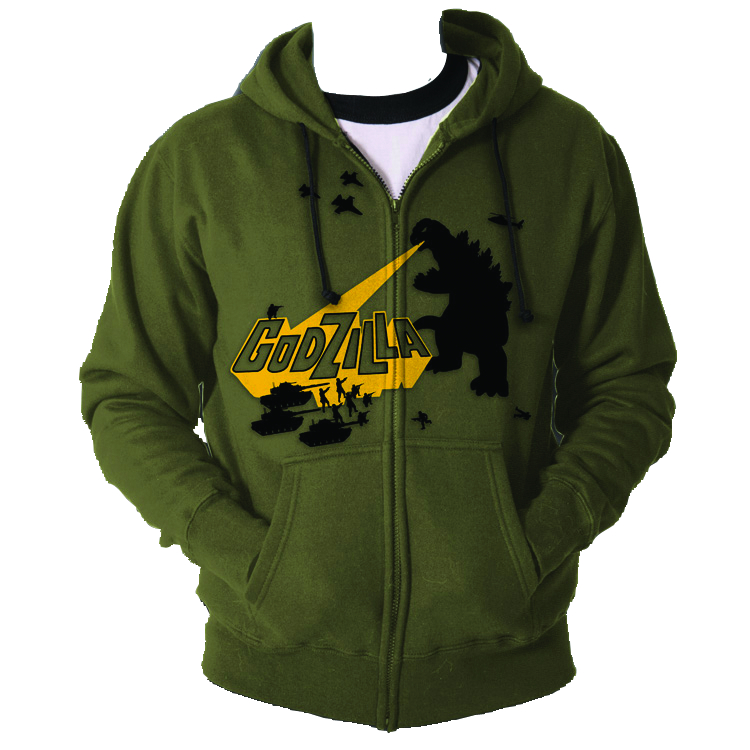 Godzilla store zip hoodie