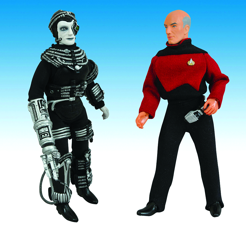 JAN121704 - ST TNG RETRO CLOTH AF ASST PICARD & BORG - Previews World