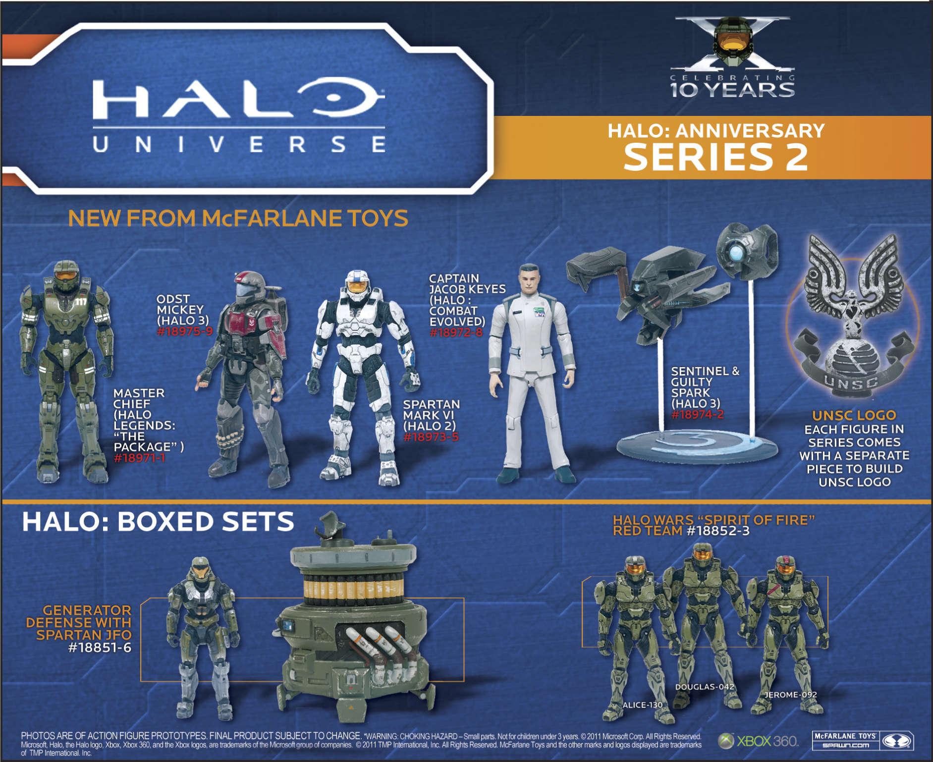 McFarlane Toys Halo Anniversary Series 2 - The Package Master Chief Figure