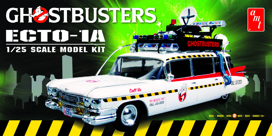 APR121784 - GHOSTBUSTERS ECTO-1A 1/25 SCALE MODEL KIT - Previews World