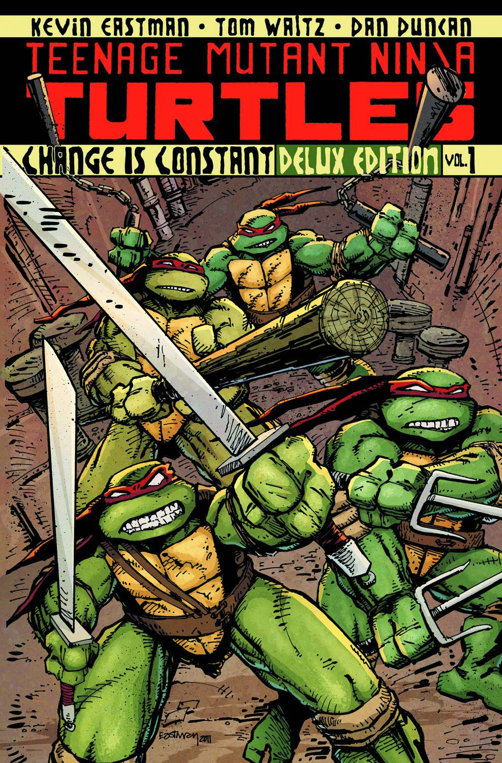 TMNT ONGOING HC VOL 01 DELUXE ED