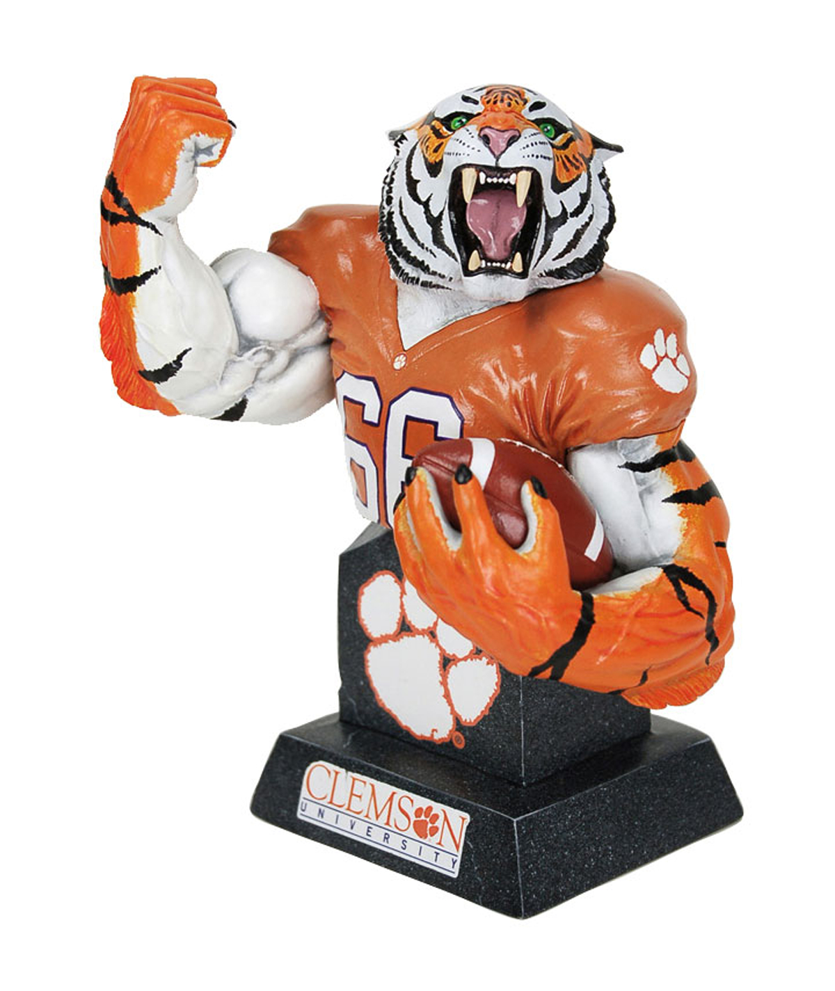 APR121788 - MX COLLECTIBLES CLEMSON TIGERS MASCOT BUST - Previews