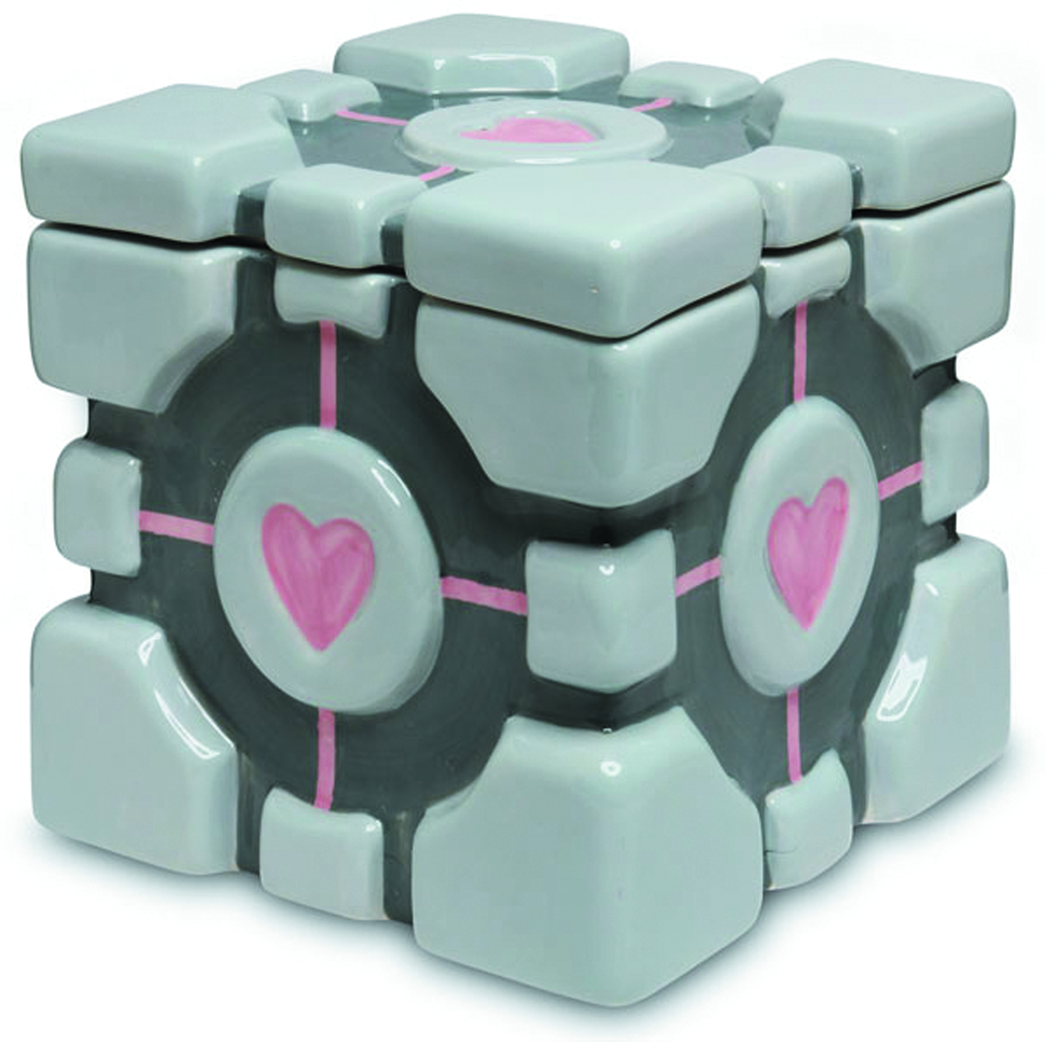 MAY122106 - PORTAL COMPANION CUBE COOKIE JAR - Previews World