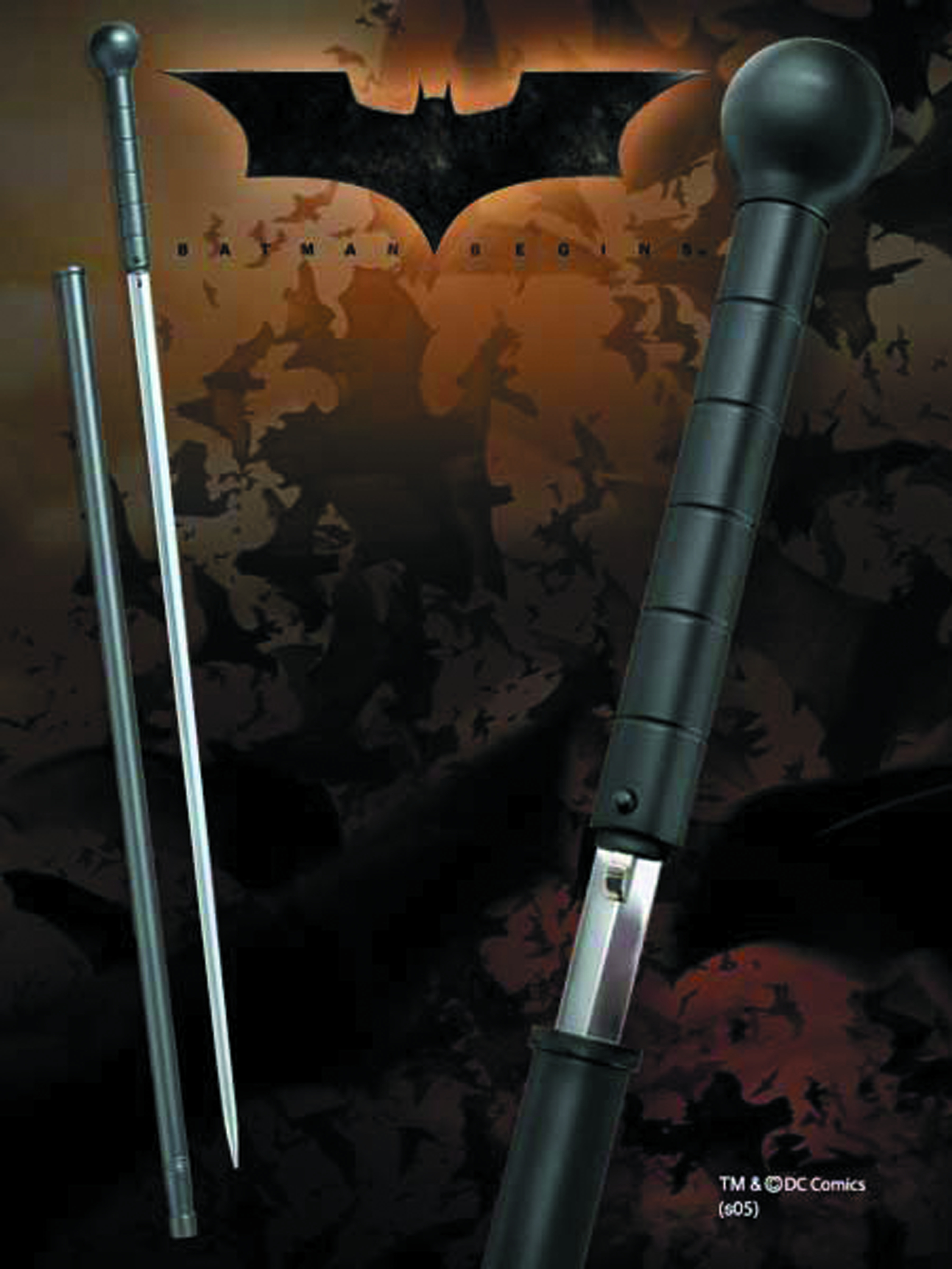 MAY121862 - BATMAN BEGINS CANE SWORD REPLICA - Previews World