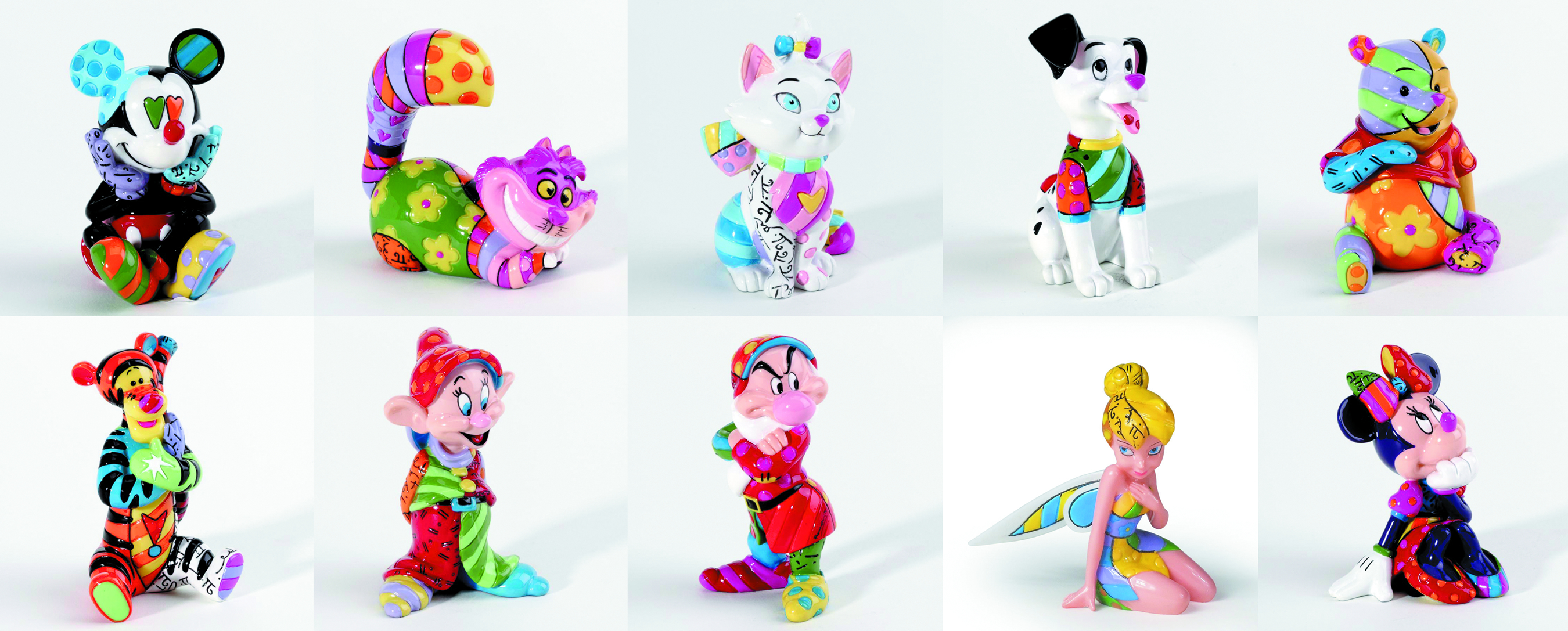 romero britto mini figurines