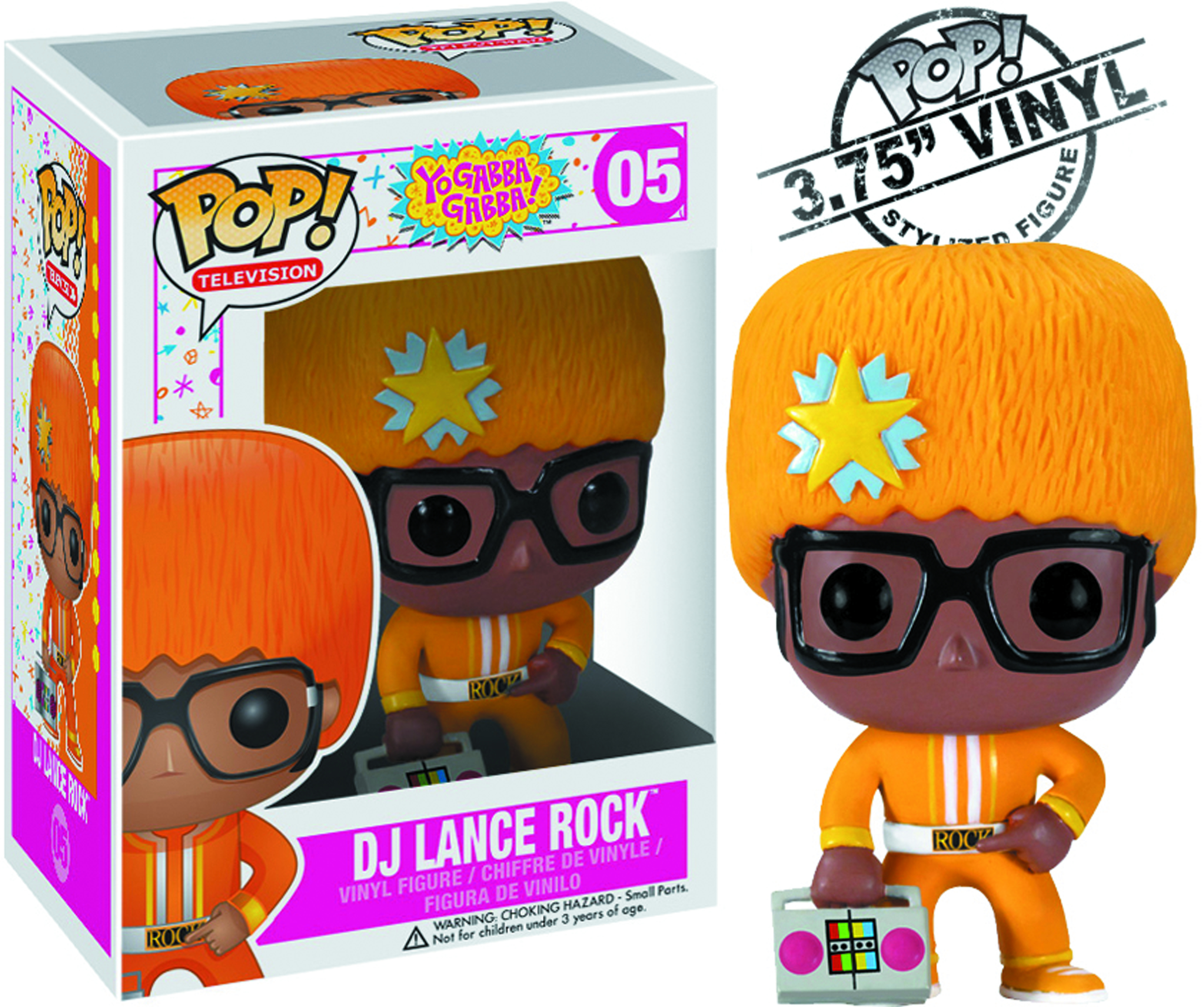 MAY122087 - POP YO GABBA GABBA DJ LANCE VINYL FIG - Previews World