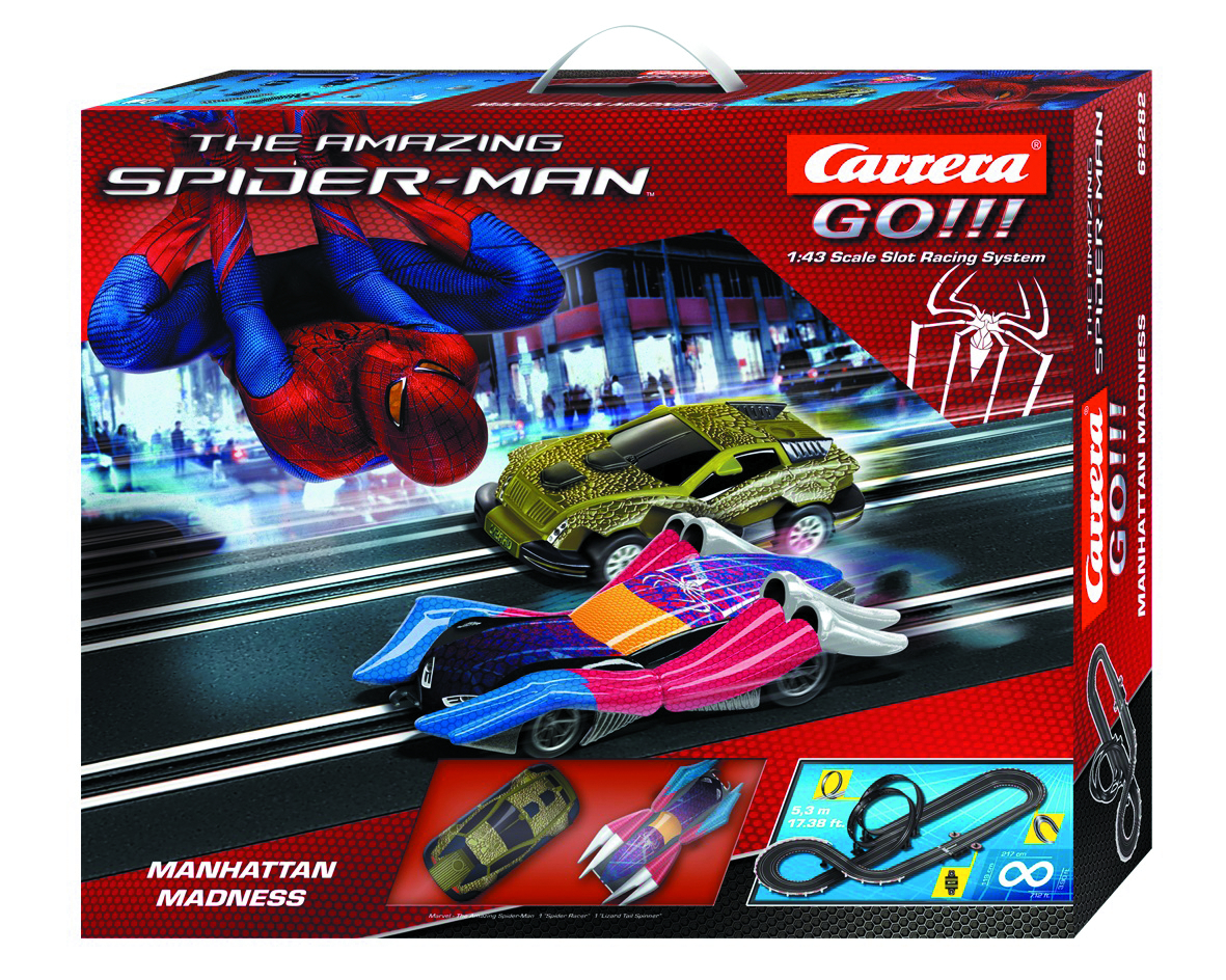 Spider man store carrera racing system