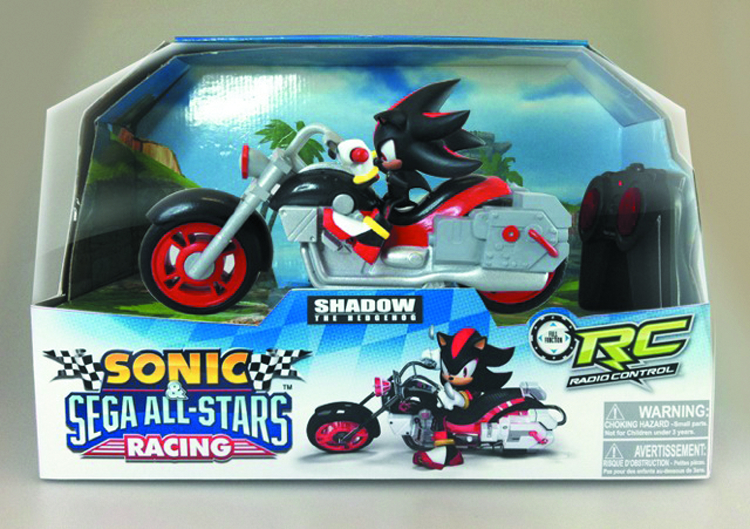 shadow the hedgehog with motorcycle