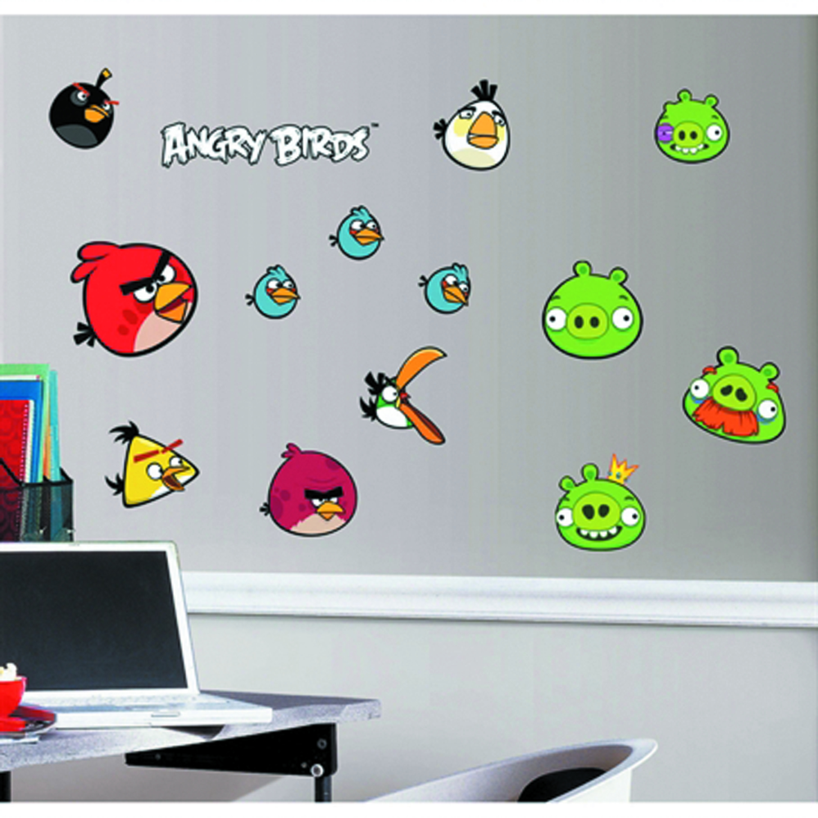 angry birds wall decals