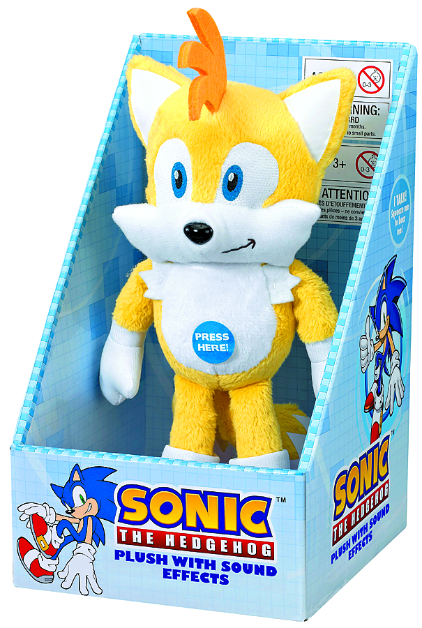 JUN122011 - SONIC THE HEDGEHOG TAILS MEDIUM TALKING PLUSH