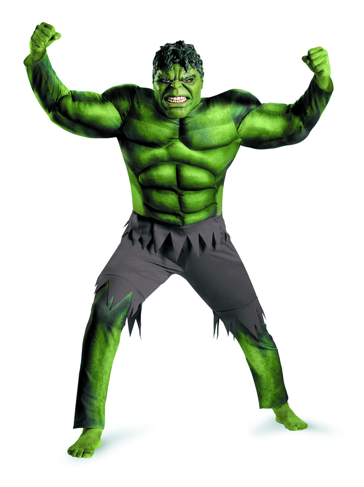 JUN121704 AVENGERS HULK MUSCLE COSTUME XXL Previews World