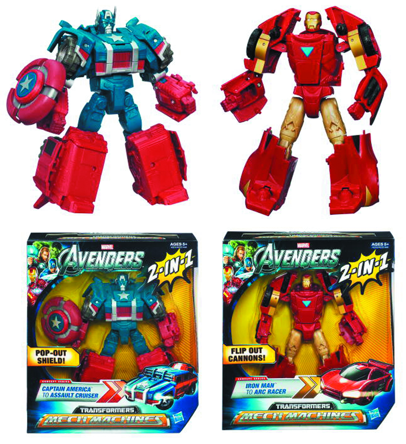 JUL121810 AVENGERS TRANSFORMERS CROSSOVERS AF ASST Previews World