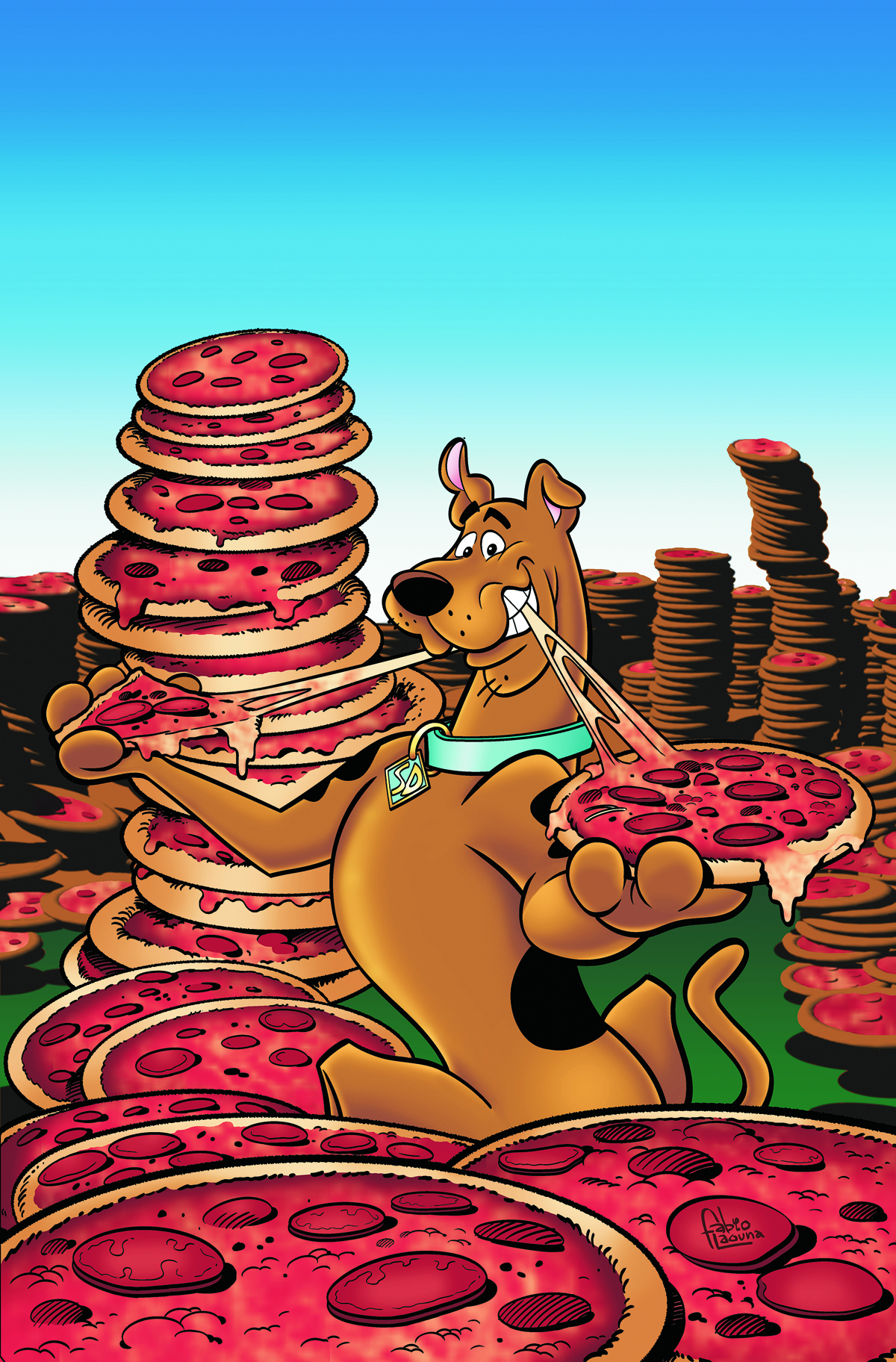 scooby doo eating